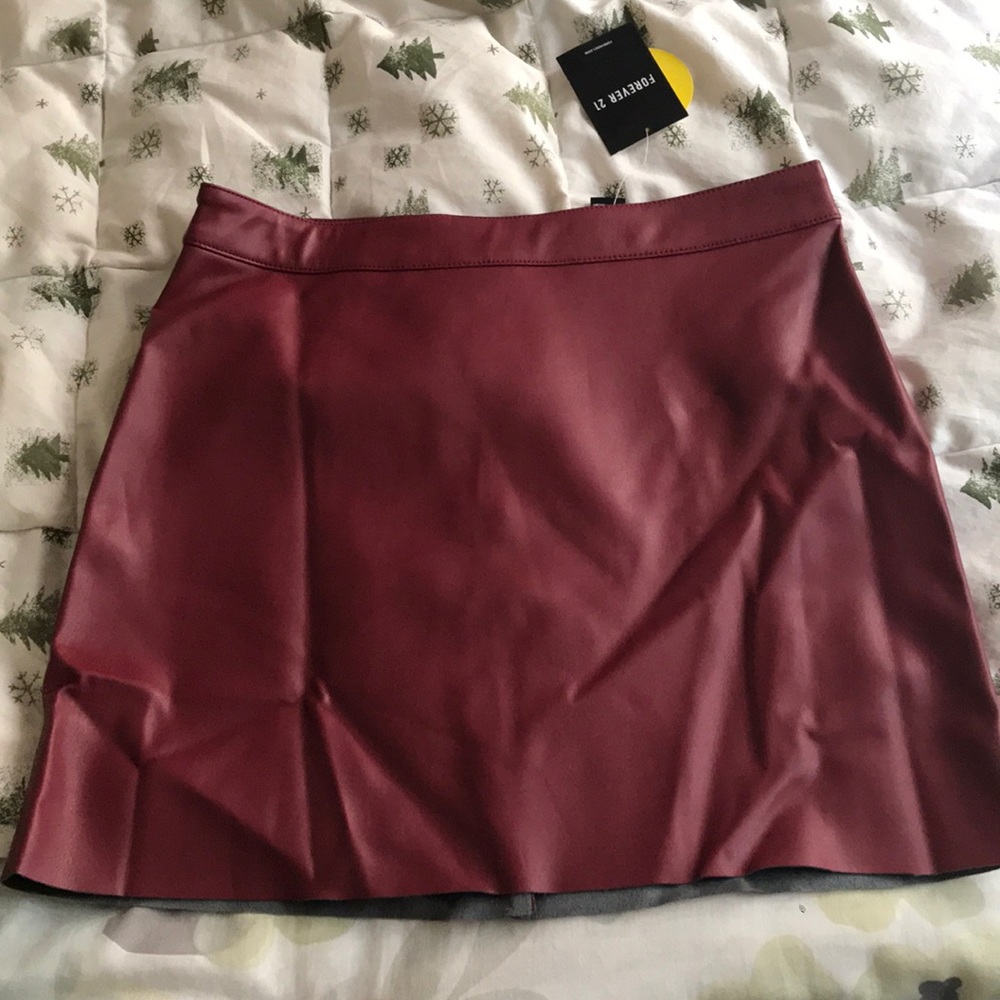 Red skirt